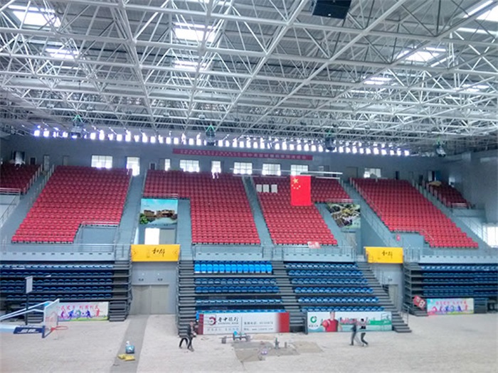 阆中电厂体育馆网架加工